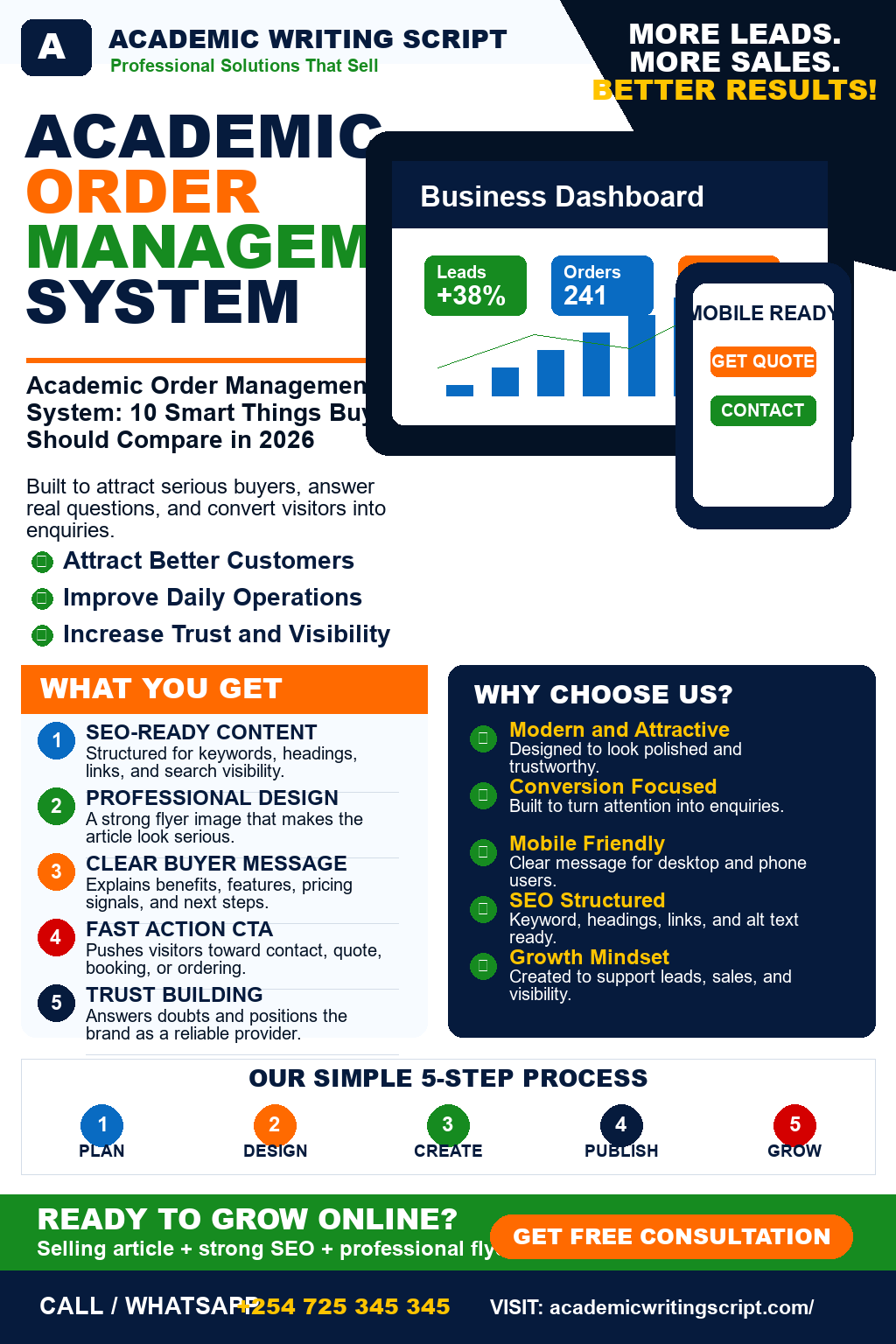 Academic Order Management System