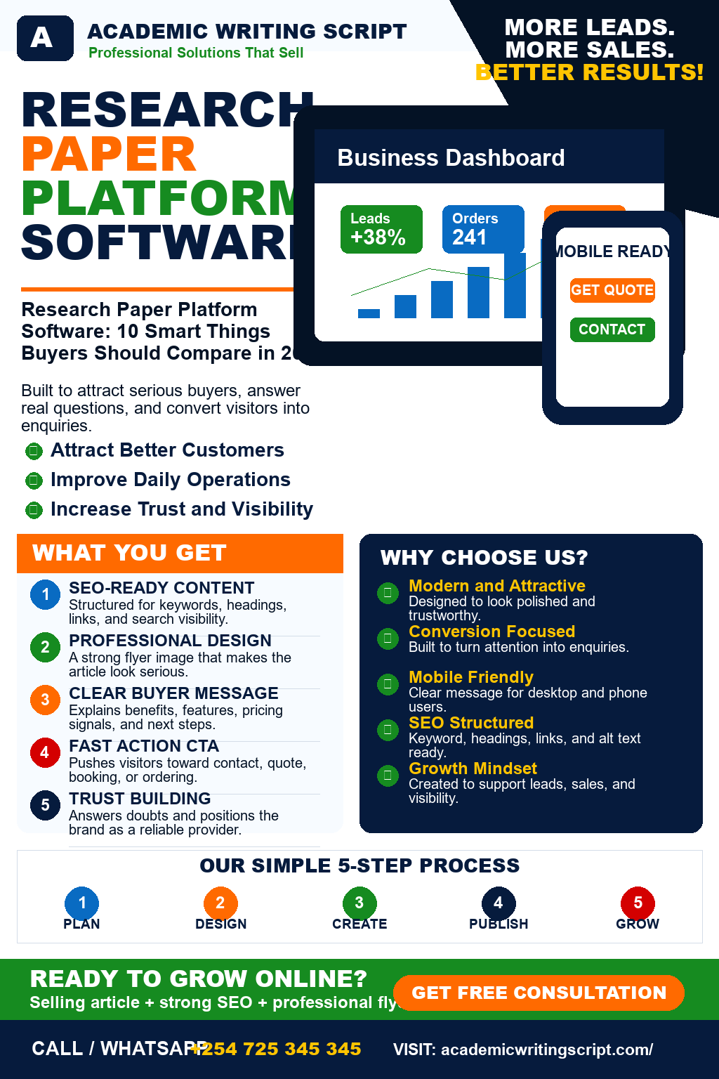 Research Paper Platform Software