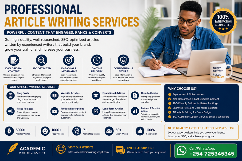 article writing services