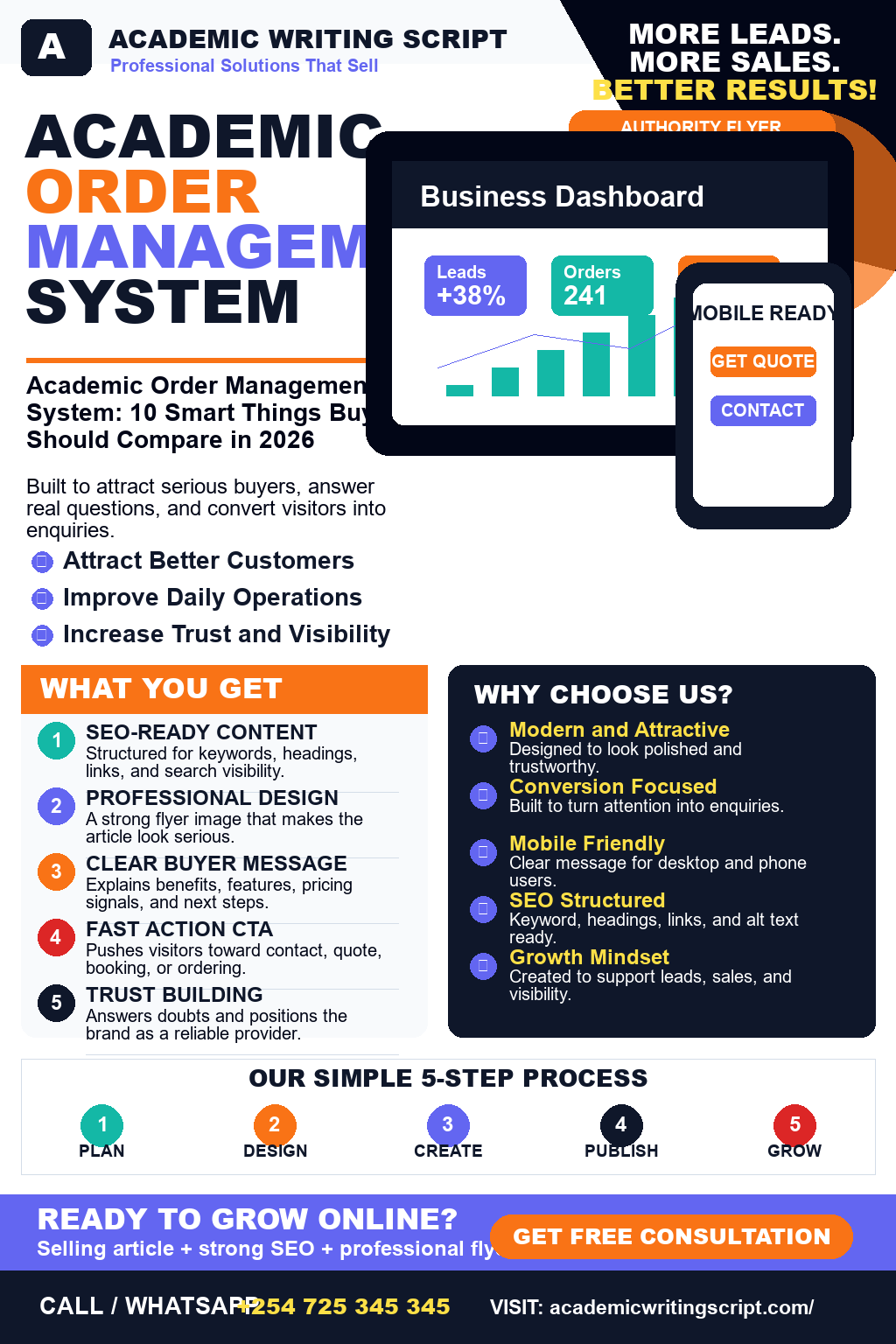 Academic Order Management System