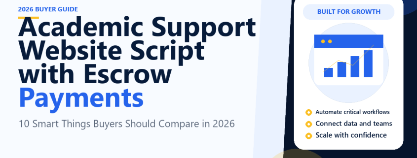 Academic Support Website Script with Escrow Payments