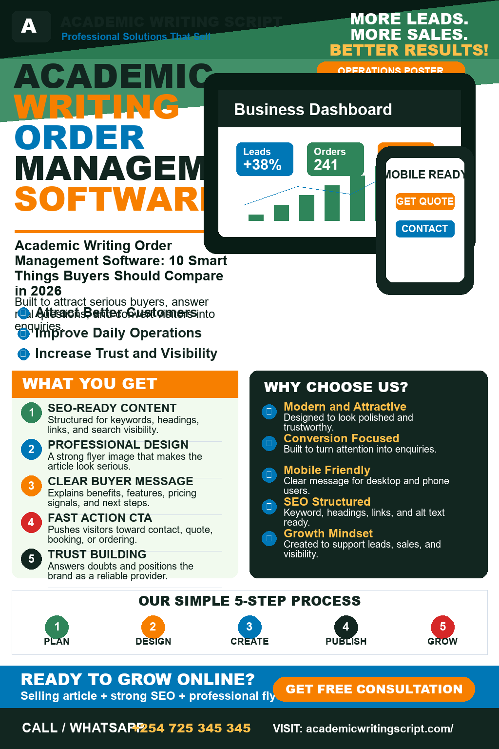 Academic Writing Order Management Software