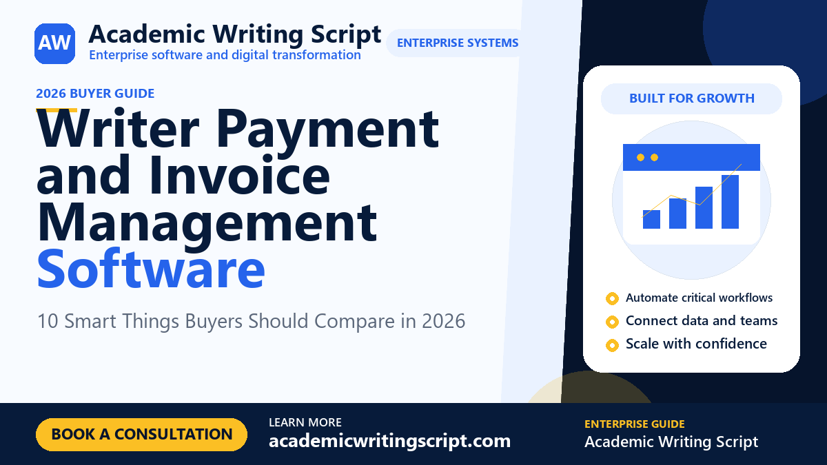 Writer Payment and Invoice Management Software by Academic Writing Script